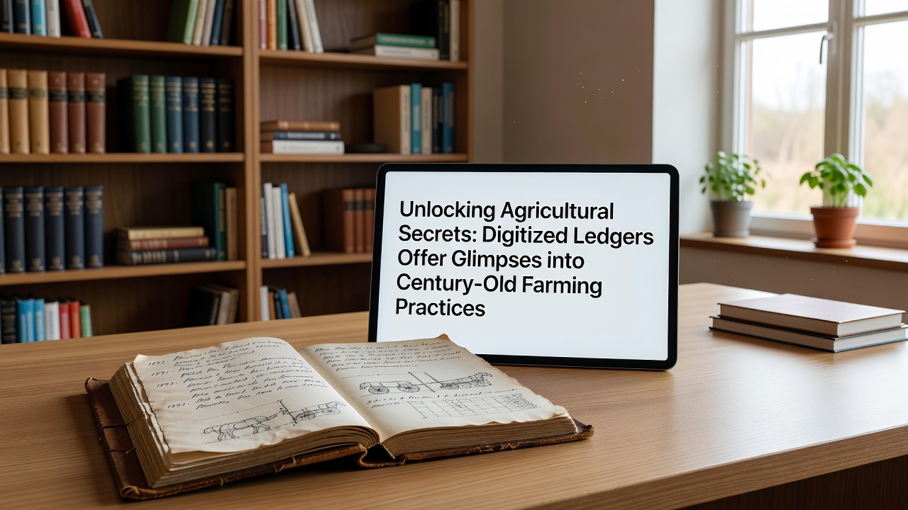 Unlocking Agricultural Secrets: Digitized Ledgers Offer Glimpses into Century-Old Farming Practices